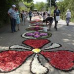 15.06.2017 Spycimierz. Dywany kwiwetne / Włodzimierz Batóg / Radio Kielce