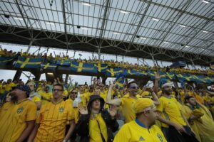 16.06.2017 Kielce. Euro U21. Mecz Szwecja - Anglia / Włodzimierz Batóg / Radio Kielce