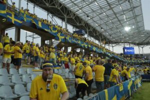 16.06.2017 Kielce. Euro U21. Mecz Szwecja - Anglia / Włodzimierz Batóg / Radio Kielce