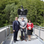 07.06.2017 Kielce. Oficjalne odsłonięcie platformy upamiętniającej postać kapitana Kazimierza „Herwina” Piątka. / Marzena Mąkosa / Radio Kielce