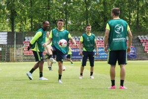 15.06.2017 Kielce. Trening Szwedów. / Marzena Mąkosa / Radio Kielce