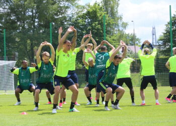 15.06.2017 Kielce. Trening Szwedów. / Marzena Mąkosa / Radio Kielce