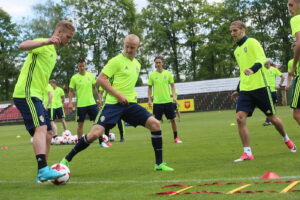 15.06.2017 Kielce. Trening Szwedów. / Marzena Mąkosa / Radio Kielce