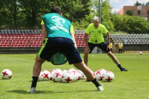 15.06.2017 Kielce. Trening Szwedów. / Marzena Mąkosa / Radio Kielce