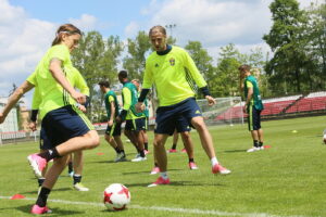 15.06.2017 Kielce. Trening Szwedów. / Marzena Mąkosa / Radio Kielce