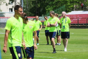 15.06.2017 Kielce. Trening Szwedów. / Marzena Mąkosa / Radio Kielce