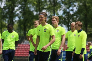 15.06.2017 Kielce. Trening Szwedów. / Marzena Mąkosa / Radio Kielce