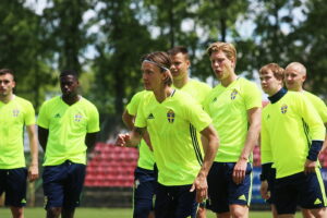 15.06.2017 Kielce. Trening Szwedów. / Marzena Mąkosa / Radio Kielce