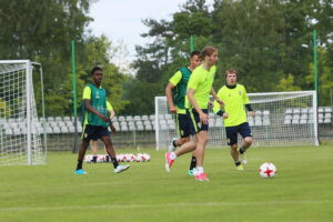 15.06.2017 Kielce. Trening Szwedów. / Marzena Mąkosa / Radio Kielce