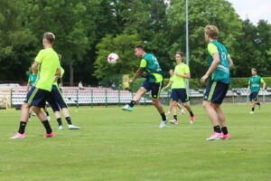 15.06.2017 Kielce. Trening Szwedów. / Marzena Mąkosa / Radio Kielce