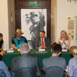 19.06.2017 Kielce. "Kapelusze z głów" - konferencja w Muzeum Narodowym. / Marzena Mąkosa / Radio Kielce