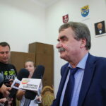 21.06.2017 Kielce. Spotkanie prezydenta Kielc z przedstawicielami UEFA. / Marzena Mąkosa / Radio Kielce