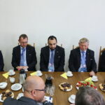 21.06.2017 Kielce. Spotkanie prezydenta Kielc z przedstawicielami UEFA. / Marzena Mąkosa / Radio Kielce