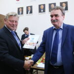 21.06.2017 Kielce. Spotkanie prezydenta Kielc z przedstawicielami UEFA. / Marzena Mąkosa / Radio Kielce