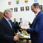 21.06.2017 Kielce. Spotkanie prezydenta Kielc z przedstawicielami UEFA. / Marzena Mąkosa / Radio Kielce