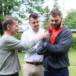 27.06.2017 Kielce. "Stacja Wakacje" - wspólny trening z trenerami fitness klubu JATOMI. / Marzena Mąkosa / Radio Kielce