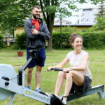 27.06.2017 Kielce. "Stacja Wakacje" - wspólny trening z trenerami fitness klubu JATOMI. / Marzena Mąkosa / Radio Kielce