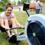 27.06.2017 Kielce. "Stacja Wakacje" - wspólny trening z trenerami fitness klubu JATOMI. / Marzena Mąkosa / Radio Kielce