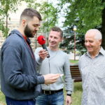 27.06.2017 Kielce. "Stacja Wakacje" - wspólny trening z trenerami fitness klubu JATOMI. / Marzena Mąkosa / Radio Kielce