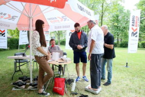 27.06.2017 Kielce. "Stacja Wakacje" - wspólny trening z trenerami fitness klubu JATOMI. / Marzena Mąkosa / Radio Kielce