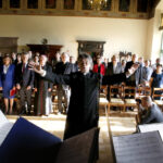 02.06.2017 Kielce. Wernisaż wystawy "Pielgrzym Tysiąclecia" w Pałacu Biskupów Krakowskich / Marzena Mąkosa / Radio Kielce