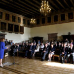 02.06.2017 Kielce. Wernisaż wystawy "Pielgrzym Tysiąclecia" w Pałacu Biskupów Krakowskich / Marzena Mąkosa / Radio Kielce