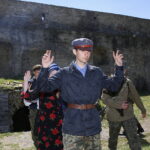 02.06.2017 Szydłów. Odsłonięcie Pomnika Żołnierzy Armii Krajowej Podobwodu AK Szydłów. / Marzena Mąkosa / Radio Kielce