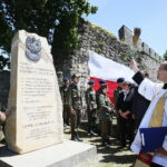 02.06.2017 Szydłów. Odsłonięcie Pomnika Żołnierzy Armii Krajowej Podobwodu AK Szydłów. / Marzena Mąkosa / Radio Kielce