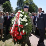 02.06.2017 Szydłów. Odsłonięcie Pomnika Żołnierzy Armii Krajowej Podobwodu AK Szydłów. / Marzena Mąkosa / Radio Kielce