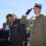 02.06.2017 Szydłów. Odsłonięcie Pomnika Żołnierzy Armii Krajowej Podobwodu AK Szydłów. / Marzena Mąkosa / Radio Kielce