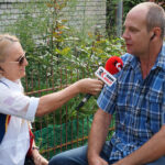 Przygotowania do konkursu "Jawor - u źródeł kultury". Radio Kielce z wizytą u Stefana Wyczyńskiego / Grzegorz Jamka / Radio Kielce