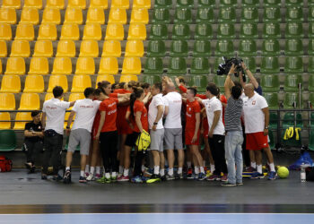 29.05.2017 Kielce. Trening kadry piłkarek ręcznych reprezentacji Polski. / Marzena Mąkosa / Radio Kielce