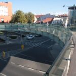 Okrągła kładka dla pieszych nad ruchliwym skrzyżowaniem w Rzeszowie / Robert Felczak / Radio Kielce