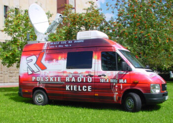 Wóz satelitarny / Radio Kielce