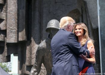 06.07.2017 Wystąpienie Donalda Trumpa na placu Krasińskich w Warszawie / Grzegorz Jakubowski / KPRP