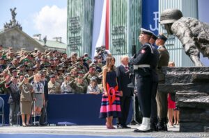 06.07.2017 Wystąpienie Donalda Trumpa na placu Krasińskich w Warszawie / Grzegorz Jakubowski / KPRP