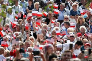 06.07.2017 Wystąpienie Donalda Trumpa na placu Krasińskich w Warszawie / Grzegorz Jakubowski / KPRP