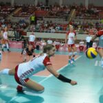 14.07.2017 Ostrowiec Świętokrzyski. WGP siatkarek. Mecz Peru - Polska / MOSiR Ostrowiec