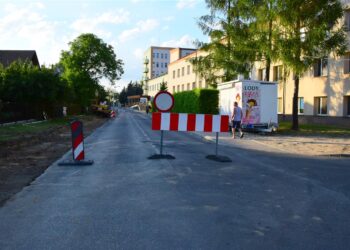 Sandomierz. remont ulicy Schinzla / Grażyna Szlęzak - Wójcik / Radio Kielce