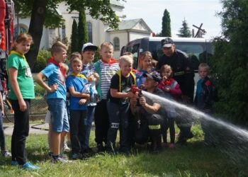 05.07.2017 Jędrzejów. Półkolonie z Caritas / Ewa Pociejowska - Gawęda / Radio Kielce