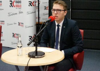 28.05.2017 Studio Polityczne Radia Kielce. Piotr Kopacz, Nowoczesna / Karol Żak / Radio Kielce