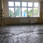 Jędrzejów. Remont budynku Gimnazjum Nr 1, w którym będzie Szkoła Podstawowa nr 5 / Ewa Pociejowska-Gawęda / Radio Kielce