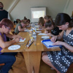 Jędrzejów. Warsztaty pisania ikon w Klasztorze Ojców Cystersów (24.07.2017) / Ewa Pociejowska-Gawęda / Radio Kielce