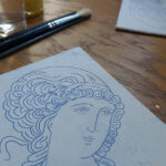 Jędrzejów. Warsztaty pisania ikon w Klasztorze Ojców Cystersów (24.07.2017) / Ewa Pociejowska-Gawęda / Radio Kielce