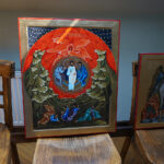 Jędrzejów. Warsztaty pisania ikon w Klasztorze Ojców Cystersów (24.07.2017) / Ewa Pociejowska-Gawęda / Radio Kielce