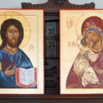 Jędrzejów. Warsztaty pisania ikon w Klasztorze Ojców Cystersów (24.07.2017) / Ewa Pociejowska-Gawęda / Radio Kielce