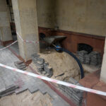 Jędrzejów. Remont XVIII-wiecznych piwnic Muzeum im. Przypkowskich (26.07.2017) / Ewa Pociejowska-Gawęda / Radio Kielce