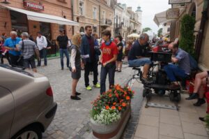 05.07.2017 Sandomierz. Zdjęcia do nowego sezonu serialu Ojciec Mateusz / Grażyna Szlęzak - Wójcik / Radio Kielce