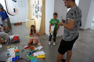 Warsztaty dla dzieci w Instytucie Dizajnu (11.07.2017) / Katarzyna Prędotka / Radio Kielce