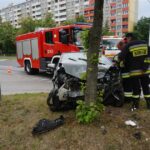 19.07.2017 Kielce. Wypadek na skrzyżowaniu ulic Warszawskiej i Studenckiej / Bartosz Koziej / Radio Kielce